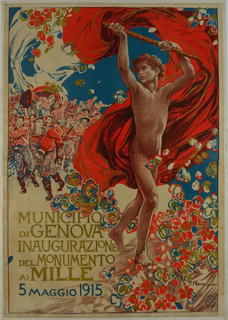 Municipio di Genova inaugurazione del monumento ai mille - Museo Nazionale Collezione Salce, Treviso